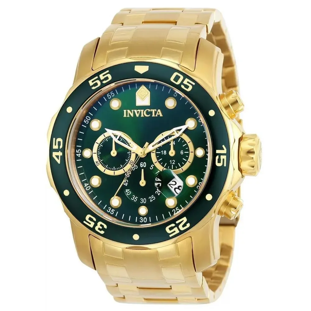 NWT Invicta 0075 Pro Diver | Chronograph | Green | Men's Watch